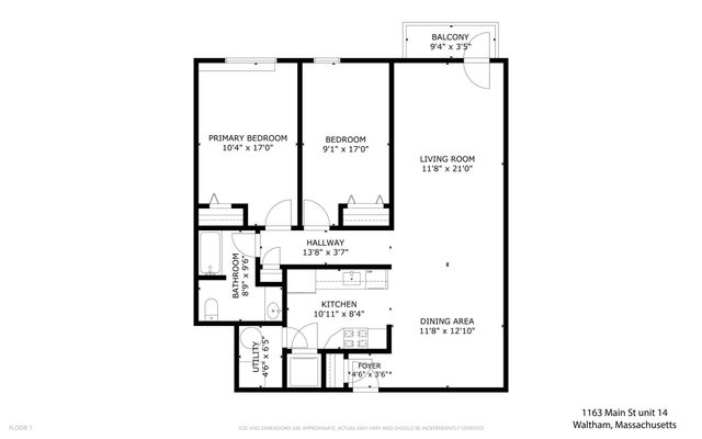 1163 Main St 14, Waltham, MA 02451