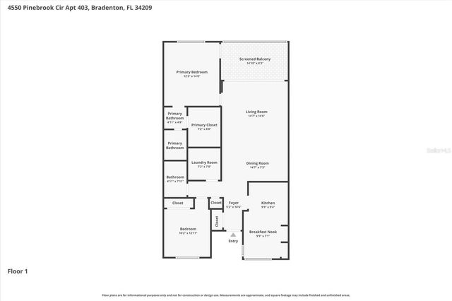 4550 PINEBROOK CIRCLE 403, Bradenton, FL 34209