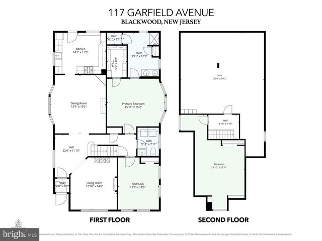 117 GARFIELD AVE, Blackwood, NJ 08012