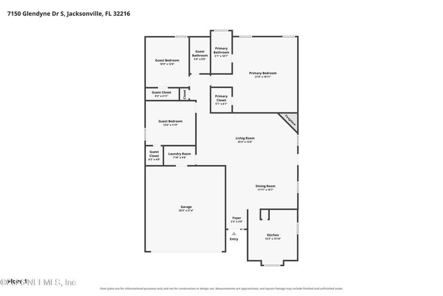 7150 GLENDYNE Drive S, Jacksonville, FL 32216