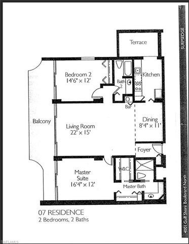 4001 Gulf Shore BLVD N 1407, Naples, FL 34103