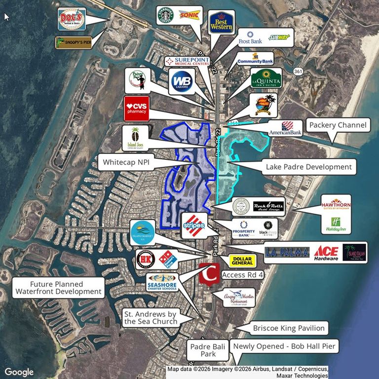 15521 S Padre Island Dr, Corpus Christi, TX 78418 — exterior
