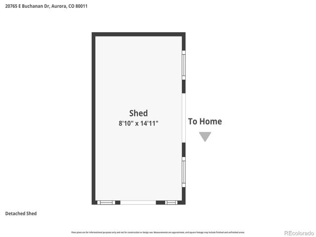 20765 E Buchanan Drive, Aurora, CO 80011