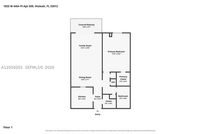 1825 W 44th Pl 509, Hialeah, FL 33012