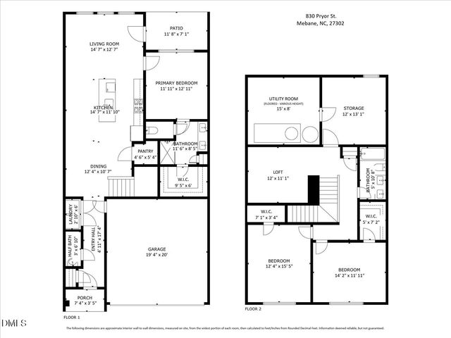 830 Pryor Street, Mebane, NC 27302