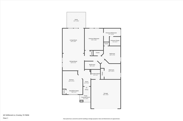 401 Millbrook Lane, Crowley, TX 76036