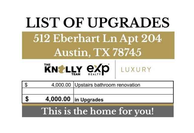 512 Eberhart LN 204, Austin, TX 78745