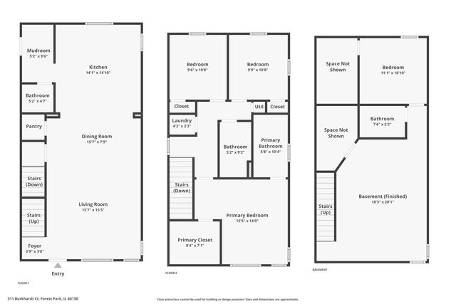311 Burkhardt Court, Forest Park, IL 60130