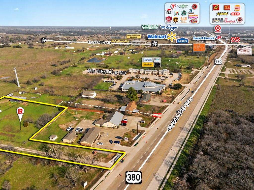 2.1 Acres E US Highway 380 Highway Lot-2, Cross Roads, TX 76227