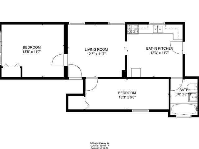465 W 27th Street 1F, Chicago, IL 60616