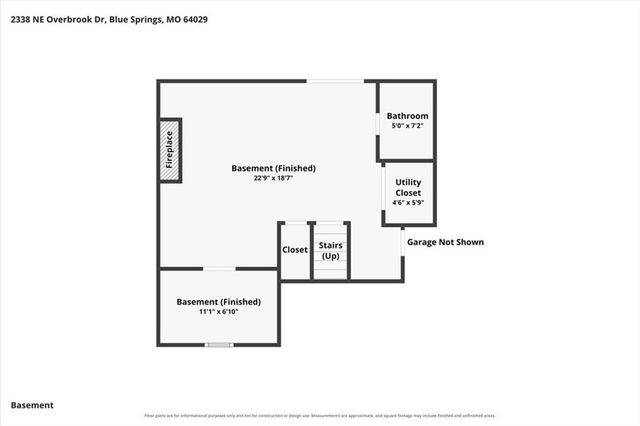 2338 NE Overbrook Drive, Blue Springs, MO 64029
