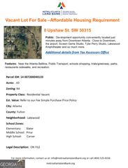 0 Upshaw Street S, Atlanta, GA 30315