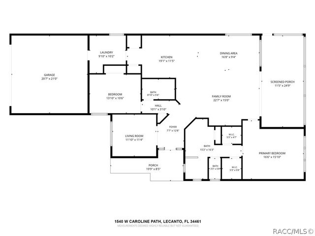 1540 W Caroline Path, Lecanto, FL 34461