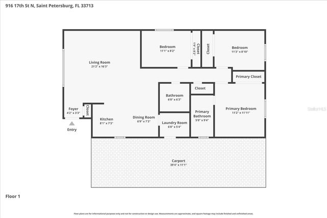 916 17TH STREET N, St Petersburg, FL 33713