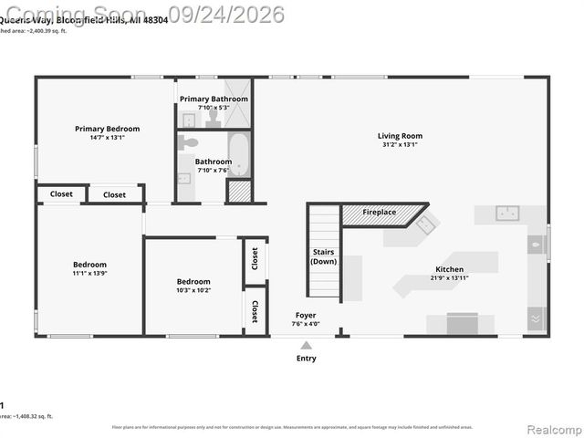 4430 Queens Way, Bloomfield Hills, MI 48304