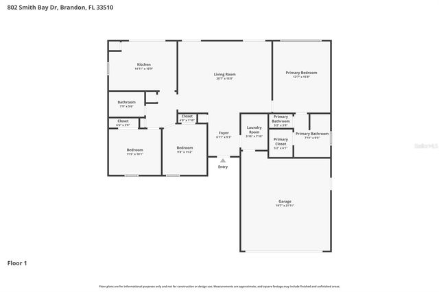 802 SMITH BAY DRIVE, Brandon, FL 33510