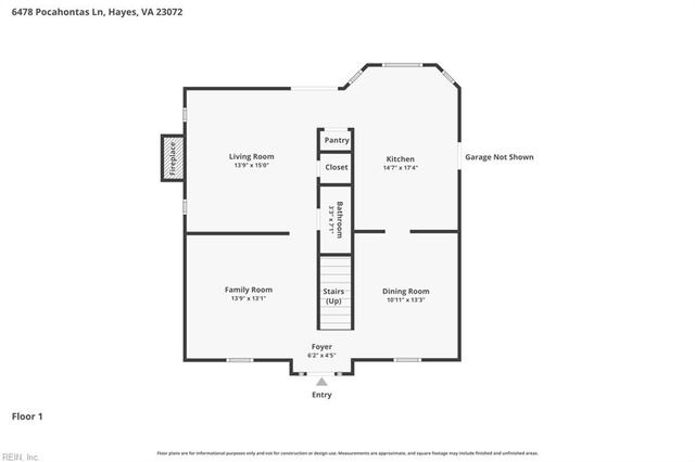 6478 Pocahontas LN, Hayes, VA 23072
