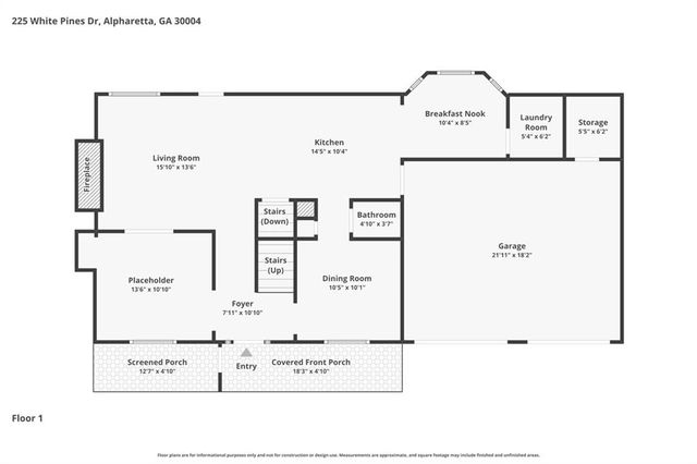 225 White Pines Drive, Alpharetta, GA 30004