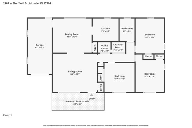 2107 W Sheffield Drive, Muncie, IN 47304