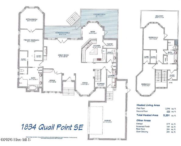 1834 Quail Point SE, Bolivia, NC 28422