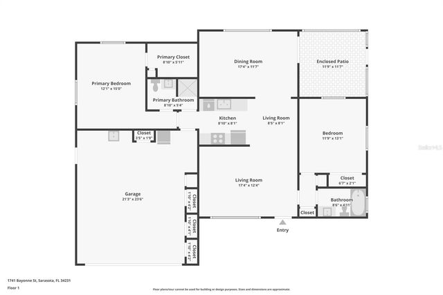 1741 BAYONNE STREET, Sarasota, FL 34231