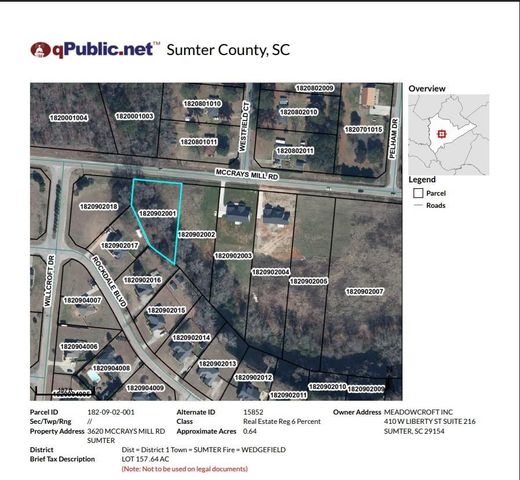 3620 Mccrays Mill Road, Sumter, SC 29154