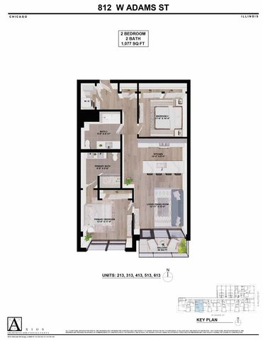 812 W Adams Street 613, Chicago, IL 60607