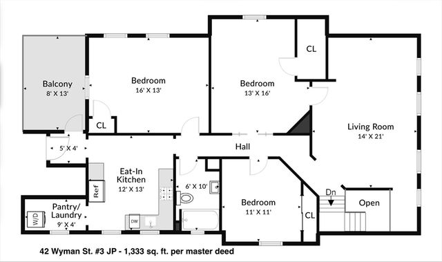42 Wyman St 3, Boston, MA 02130