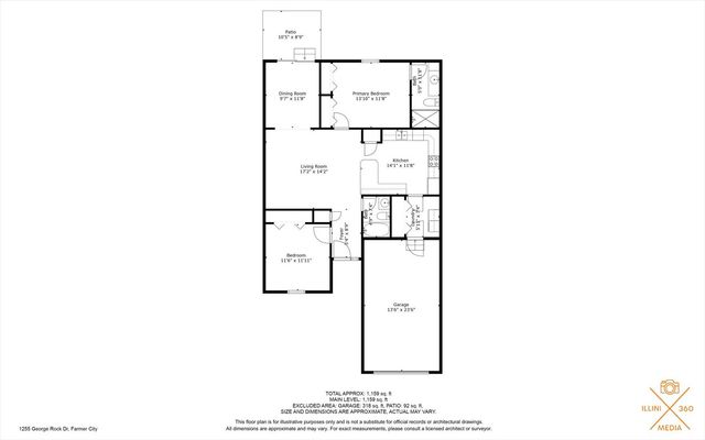 1255 George Rock Drive 1255, Farmer City, IL 61842