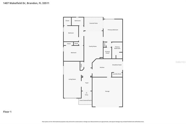 1407 WAKEFIELD DRIVE, Brandon, FL 33511