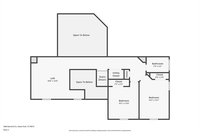 1804 Warwick CV, Cedar Park, TX 78613