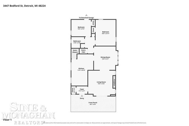 3447 Bedford Street, Detroit, MI 48224
