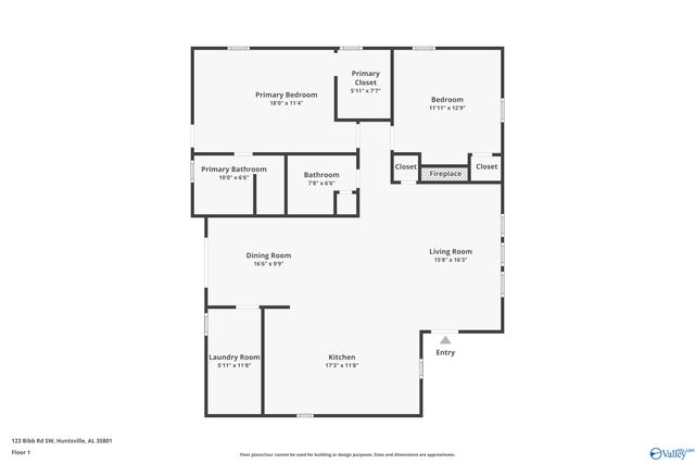 123 Bibb Road, Huntsville, AL 35801