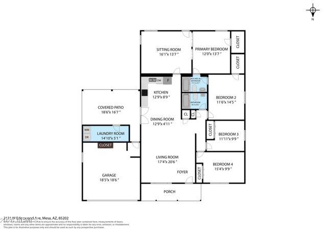 2131 W EDGEWOOD Avenue, Mesa, AZ 85202