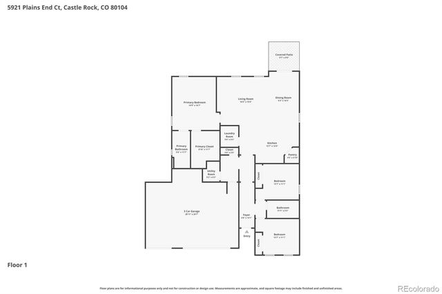 5921 Plains End Court, Castle Rock, CO 80104