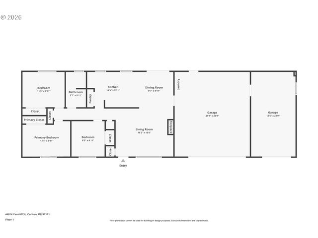 440 N YAMHILL St, Carlton, OR 97111