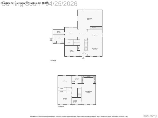 39001 Chartier Street, Harrison Charter Township, MI 48045