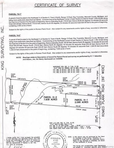 68345 Romeo Plank Road, Ray, MI 48096