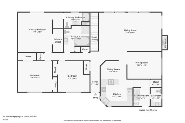 W5706 Bubbling Springs DRIVE, Elkhorn, WI 53121