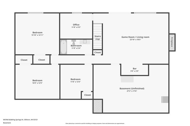 W5706 Bubbling Springs DRIVE, Elkhorn, WI 53121