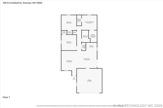 705 N Carlsbad Street, Owasso, OK 74055