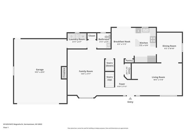 W142N10472 Magnolia DRIVE, Germantown, WI 53022