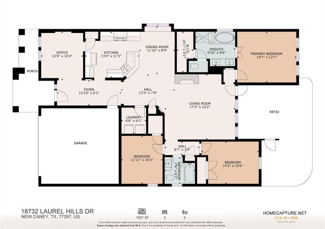 18732 Laurel Hills Drive, New Caney, TX 77357