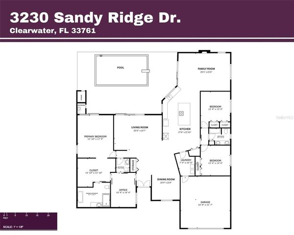 3230 SANDY RIDGE DRIVE, Clearwater, FL 33761