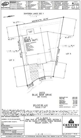 2072 Blue Mar Drive, Brookshire, TX 77423