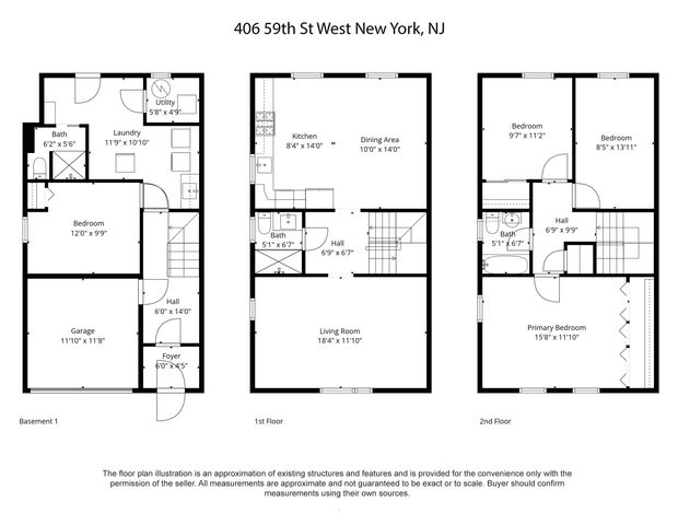 406a 50TH ST, West New York, NJ 07093