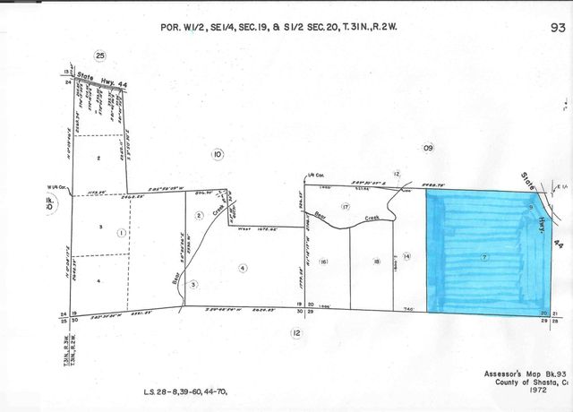 00000 Highway 44 E., Millville, CA 96062