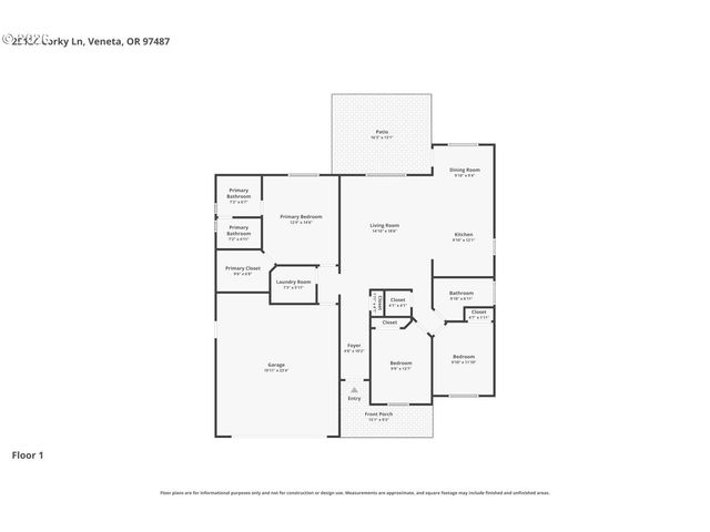 25124 CORKY Ln, Veneta, OR 97487