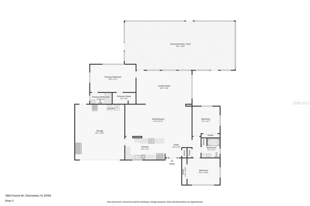 1862 FRANCIS DRIVE, Clearwater, FL 33763
