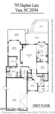 793 Daphne Lane, Vass, NC 28394